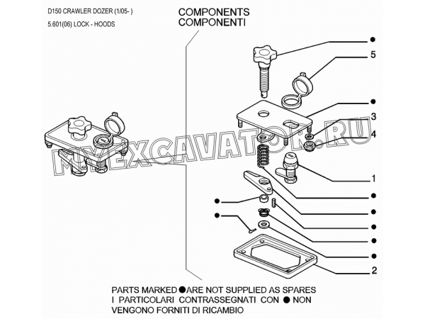 Кожухи защитные/LOCK - HOODS New Holland D150