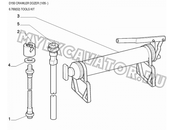 Комплект инструментов/TOOLS KIT New Holland D150
