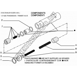 Коробка передач/TRANSMISSION - TRIMMER VALVE New Holland D150 Коробка передач/TRANSMISSION - TRIMMER VALVE New Holland D150