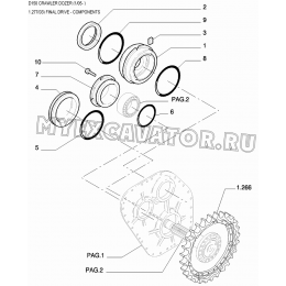Конечная передача/FINAL DRIVE - COMPONENTS New Holland D150 Конечная передача/FINAL DRIVE - COMPONENTS New Holland D150