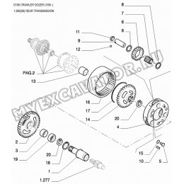 Трансмиссия/REAR TRANSMISSION New Holland D150 Трансмиссия/REAR TRANSMISSION New Holland D150