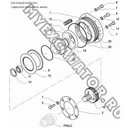 Трансмиссия/REAR TRANSMISSION - BRAKES New Holland D150 Трансмиссия/REAR TRANSMISSION - BRAKES New Holland D150