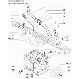 Трансмиссия/REAR TRANSMISSION - CASE New Holland D150 Трансмиссия/REAR TRANSMISSION - CASE New Holland D150