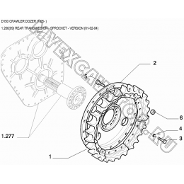 Трансмиссия/REAR TRANSMISSION - SPROCKET - VERSION (01-02-04) New Holland D150 Трансмиссия/REAR TRANSMISSION - SPROCKET - VERSION (01-02-04) New Holland D150