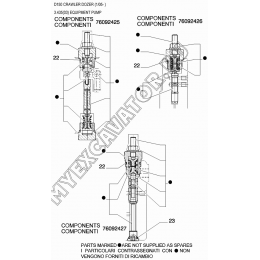 Гидронасос/EQUIPMENT PUMP New Holland D150
