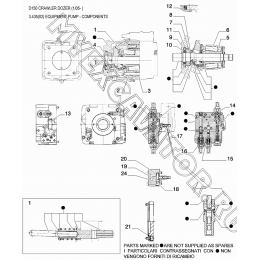 Гидронасос/EQUIPMENT PUMP - COMPONENTS New Holland D150