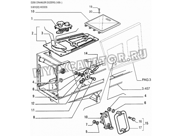 Кожухи защитные/HOODS New Holland D255