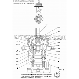 1.070(06) Клапан управляющий/PILOT VALVE - COMPONENTS New Holland E115SR