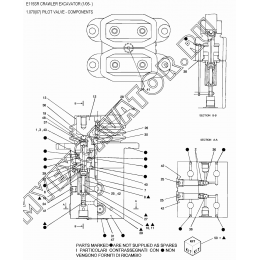 1.070(07) Клапан управляющий/PILOT VALVE - COMPONENTS New Holland E115SR