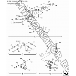 1.080(02) Трубопроводы управления/PILOT PIPING New Holland E115SR
