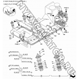 1.080(01) Трубопроводы управления/PILOT PIPING New Holland E115SR