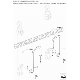 Гидросистема/BOOM/ARM WITHOUT SAFETY VALVE New Holland E215