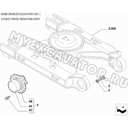 Привод хода/TRAVEL REDUCTION UNITS New Holland E245B