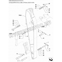 Рукоять/DIPPER STICK (L=2.94M) - OPTIONAL CODE 781147078 New Holland E245B