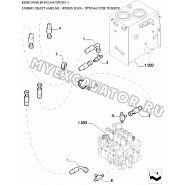 Гидросистема/OBJECT HANDLING - VERSION (03-04) - OPTIONAL CODE 781583578 New Holland E265B