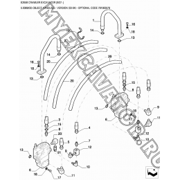 Гидросистема/OBJECT HANDLING - VERSION (03-04) - OPTIONAL CODE 781583578 New Holland E265B