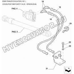 Клапан/POSITIONER SAFETY VALVE - VERSION (03-04) New Holland E305B