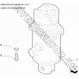 Коллектор центральный/ROTARY DISTRIBUTOR New Holland E305B