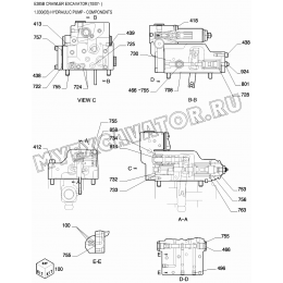Насос гидравлический/HYDRAULIC PUMP - COMPONENTS New Holland E385B