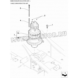 Механизм поворота/SWING REDUCTION UNIT New Holland E385B