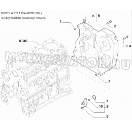 Крышки/CRANKCASE COVERS 96.140(2985311000) New Holland MH City