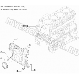 Крышки/CRANKCASE COVERS 96.142(2985312000) New Holland MH City