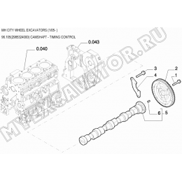 Распределительный вал/CAMSHAFT - TIMING CONTROL 96.105(2985324000) New Holland MH City