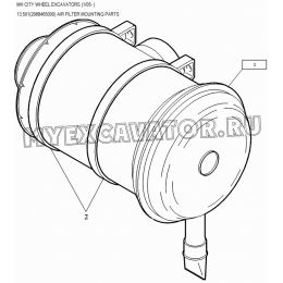 Установка воздушного фильтра/AIR FILTER MOUNTING PARTS 13.501(2988465000) New Holland MH City