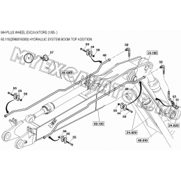 Гидросистема/HYDRAULIC SYSTEM BOOM TOP ADDITION 60.110(2990816000) New Holland MH Plus