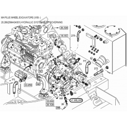 Гидросистема/HYDRAULIC SYSTEM PUMP GOVERNING 20.280(2984434001) New Holland MH Plus