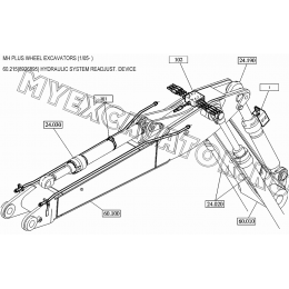 Гидросистема/HYDRAULIC SYSTEM READJUST. DEVICE 60.215(8926895) New Holland MH Plus