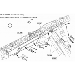 Гидросистема/HYDRAULIC SYSTEM READJUST. DEVICE 60.219(2990817000) New Holland MH Plus