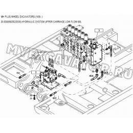Гидросистема/HYDRAULIC SYSTEM UPPER CARRIAGE LOW FLOW 80L 20.030(8925522000) New Holland MH Plus