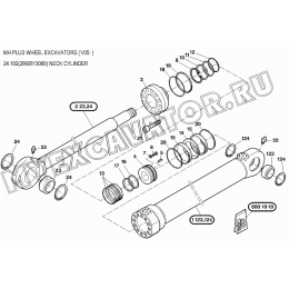 Гидросистема/NECK CYLINDER 24.192(2990813000) New Holland MH Plus