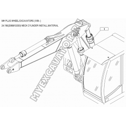 Гидросистема/NECK CYLINDER INSTALL.MATERIAL 24.190(2990812000) New Holland MH Plus