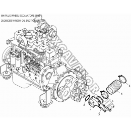 Гидросистема/OIL SUCTION SYSTEM 20.260(2991645000) New Holland MH Plus