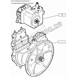 Гидросистема/PUMP INSTALL.MATERIAL 22.010(2984210000) New Holland MH Plus