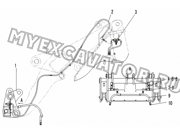 Быстросменное устройство G1-2918001004 SDLG LG936L