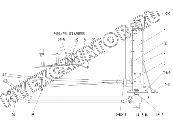 Радиатор/RADIATOR ASSEMBLY A3-2903001017 SDLG LG952H