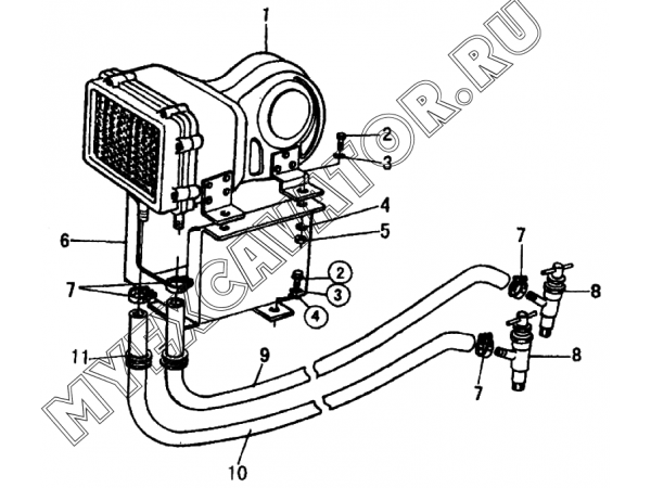 Отопитель/WARMING MACHING N1-4190000160 SDLG LG952H