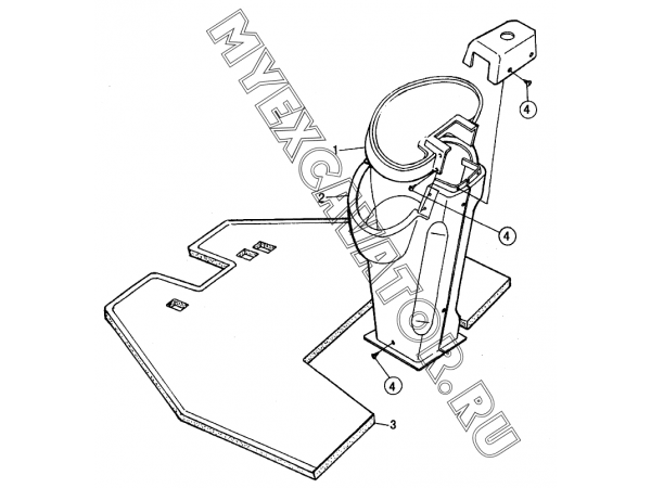 Детали интерьера/CAB INTERIOR DECORATION SDLG LG953