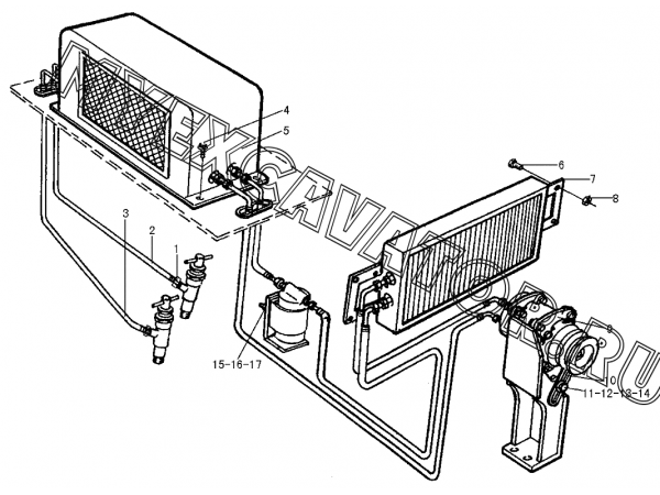 Кондиционер/AIR CONDITIONER SYSTEM SDLG LG953