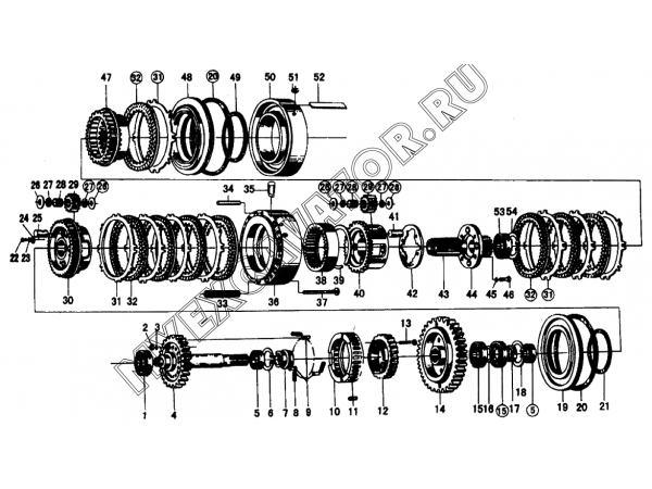 Коробка передач/4RD SHAFT (1) SDLG LG953