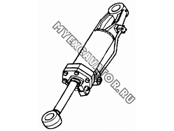 Подъемный гидроцилиндр рыхлителя с одиночной стойкой Shantui SD22
