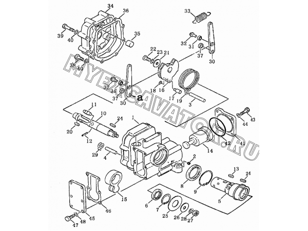 Сервоклапан управления подъемником Shantui SD22