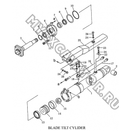 Отвал/BLADE TILT CYLIDER Shantui SD23