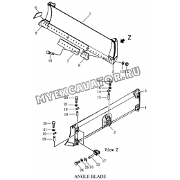 Отвал/ANGLE BLADE Shantui SD23