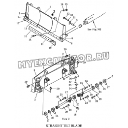 Отвал/STRAIGHT TILT BLADE Shantui SD23