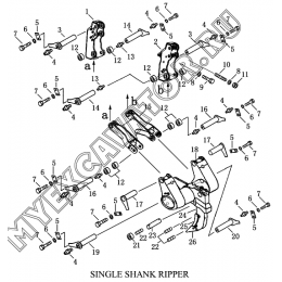 Рыхлитель одинарный/SINGLE SHANK RIPPER Shantui SD23