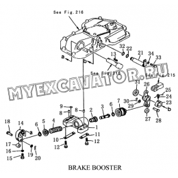 Тормозной усилитель/BRAKE BOOSTER Shantui SD23